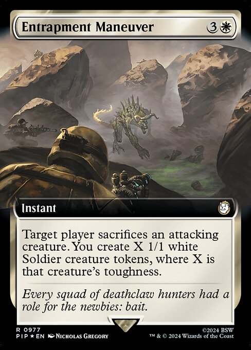 Magic the Gathering Card - Entrapment Maneuver - MTG Circle