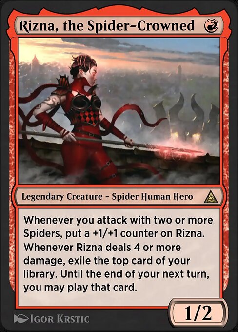 Magic the Gathering Card - Spinneret and Spiderling - MTG Circle