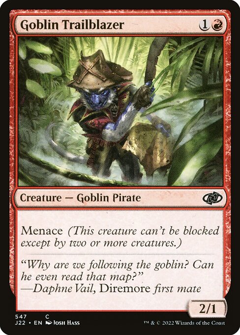 Magic the Gathering Card - Goblin Trailblazer - MTG Circle