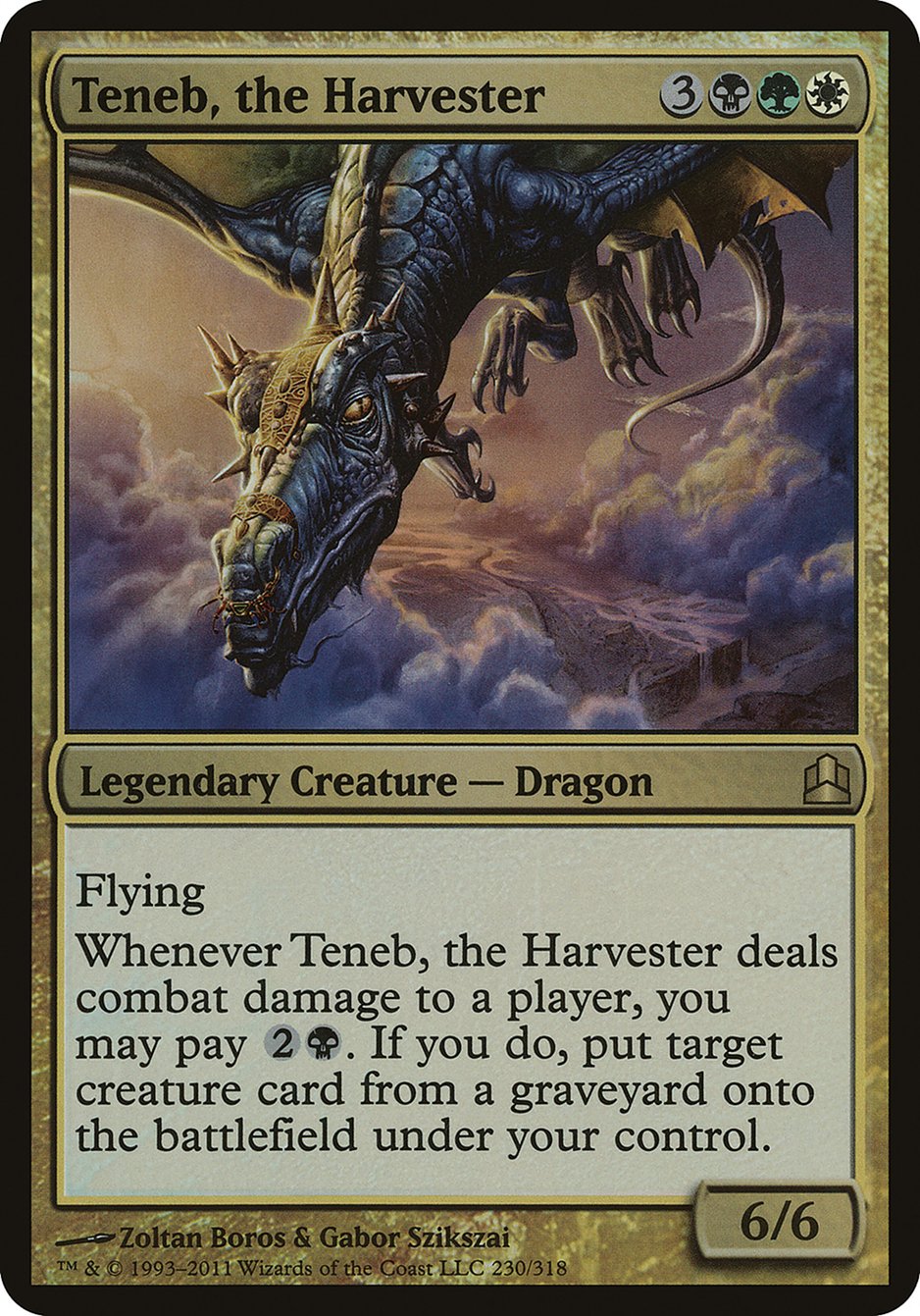 Magic the Gathering Card - Teneb, the Harvester - MTG Circle