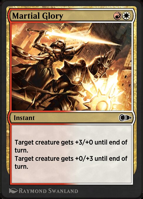 Magic the Gathering Card - Martial Glory - MTG Circle