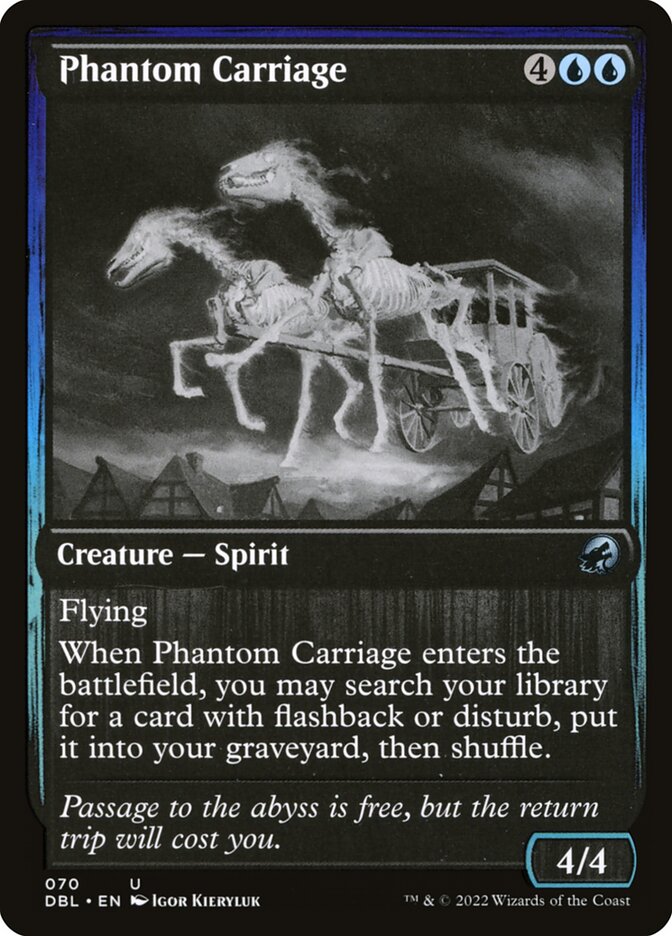 Magic the Gathering Card - Phantom Carriage - MTG Circle