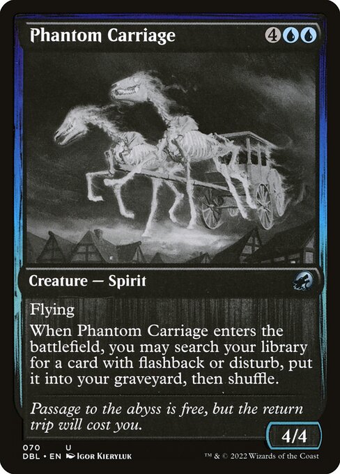 Magic the Gathering Card - Phantom Carriage - MTG Circle