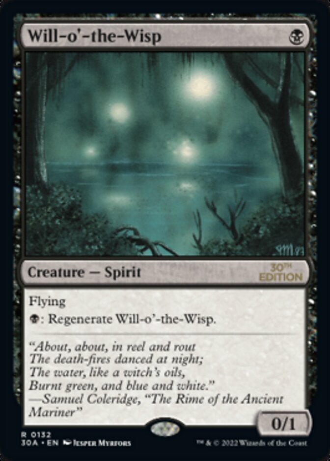 Magic the Gathering Card - Will-o'-the-Wisp - MTG Circle