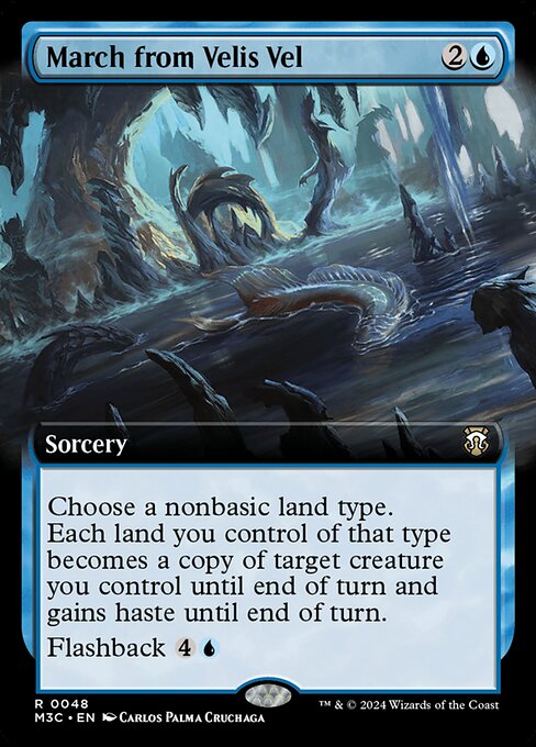 Magic the Gathering Card - March from Velis Vel - MTG Circle
