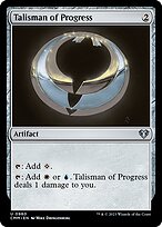 Magic the Gathering Card - Talisman of Progress - MTG Circle