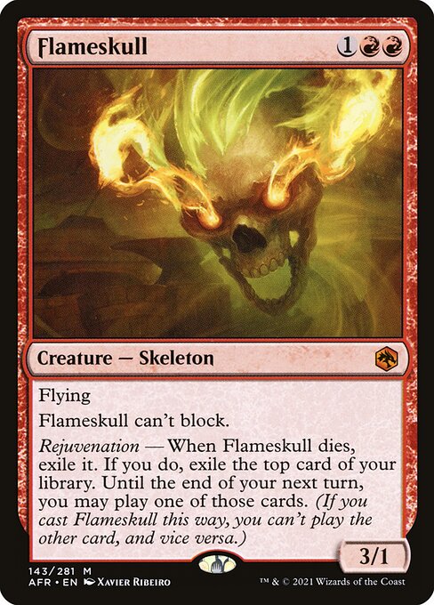 Magic the Gathering Card - Flameskull - MTG Circle