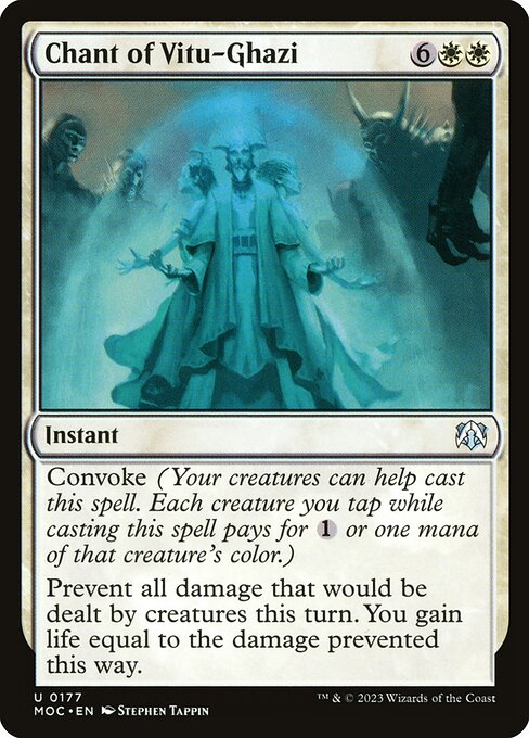 Magic the Gathering Card - Chant of Vitu-Ghazi - MTG Circle