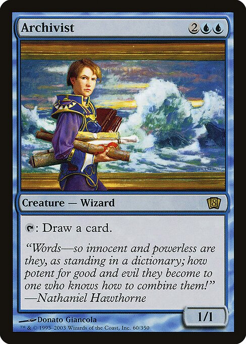 Magic the Gathering Card - Archivist - MTG Circle