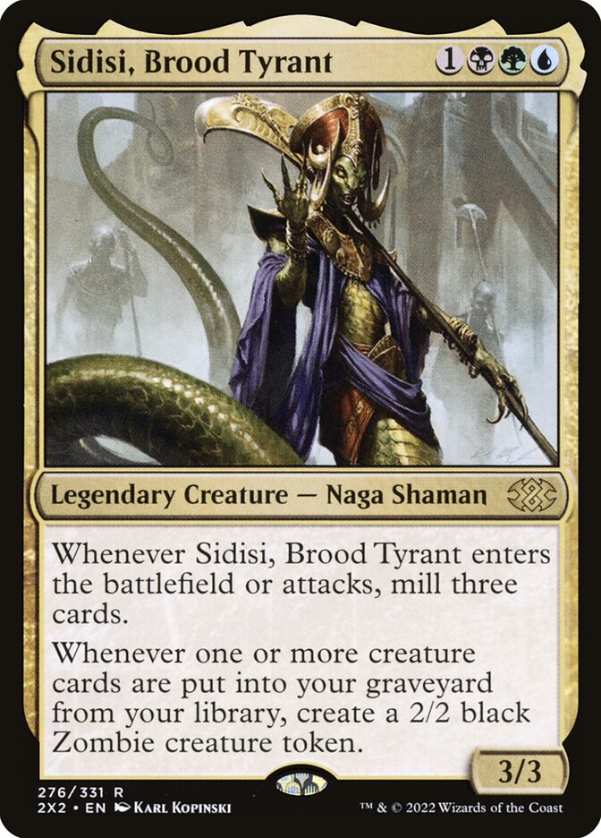 Magic the Gathering Card - Sidisi, Brood Tyrant - MTG Circle