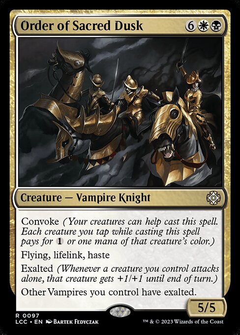 Magic the Gathering Card - Order of Sacred Dusk - MTG Circle
