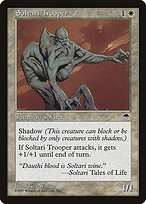 Magic the Gathering Card - Soltari Trooper - MTG Circle