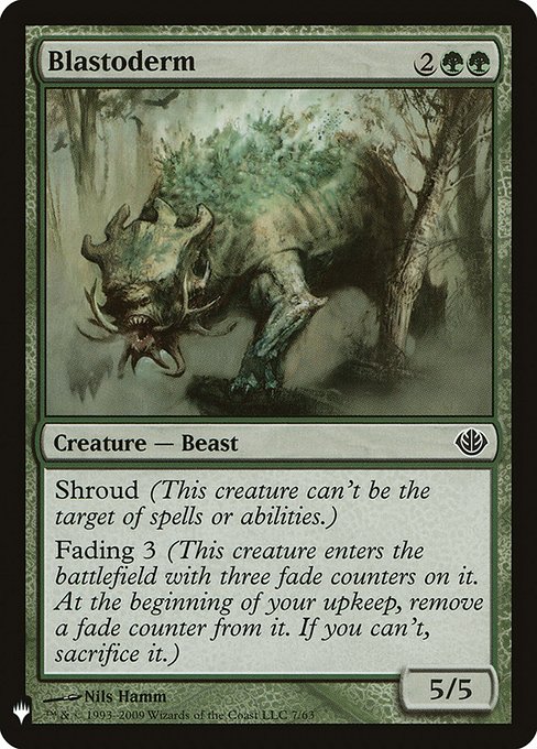 Magic the Gathering Card - Blastoderm - MTG Circle