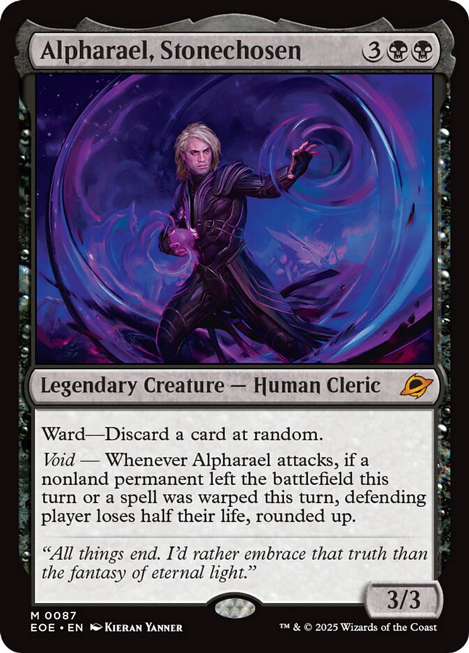 Magic the Gathering Card - Alpharael, Stonechosen - MTG Circle