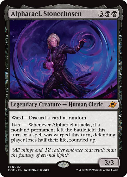 Magic the Gathering Card - Alpharael, Stonechosen - MTG Circle