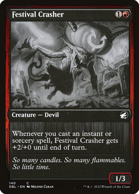 Magic the Gathering Card - Festival Crasher - MTG Circle