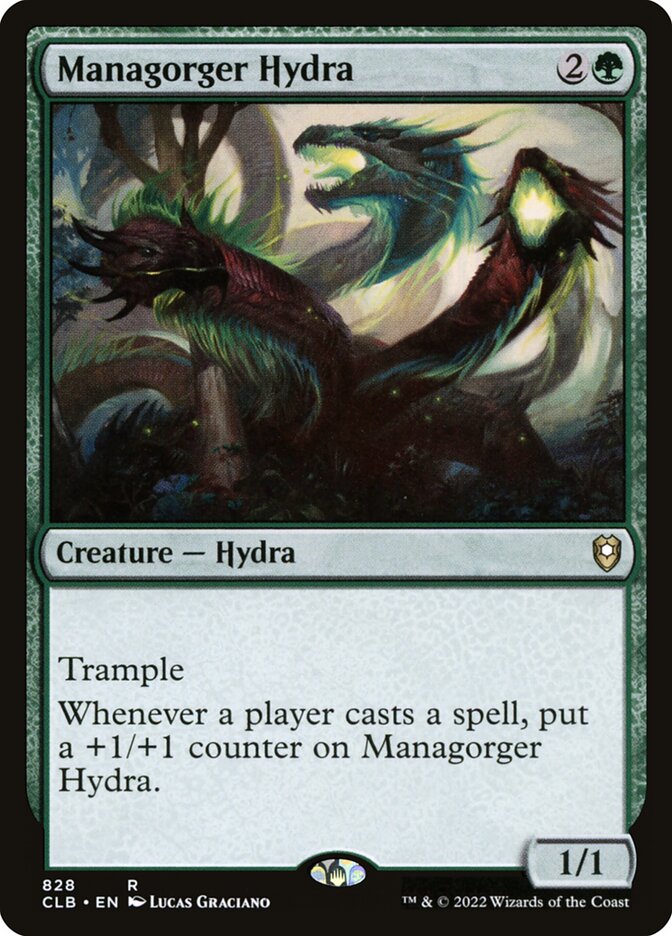 Magic the Gathering Card - Managorger Hydra - MTG Circle
