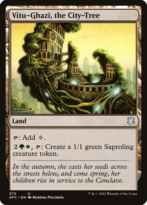 Magic the Gathering Card - Vitu-Ghazi, the City-Tree - MTG Circle