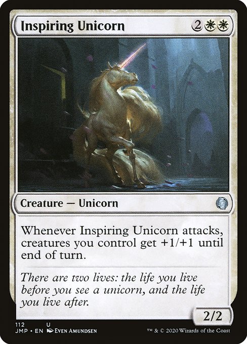 Magic the Gathering Card - Inspiring Unicorn - MTG Circle