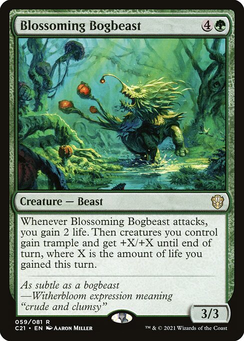 Magic the Gathering Card - Blossoming Bogbeast - MTG Circle