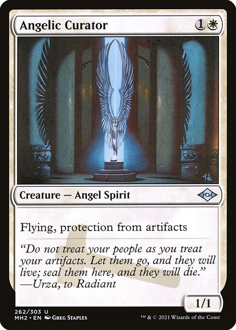 Magic the Gathering Card - Angelic Curator - MTG Circle