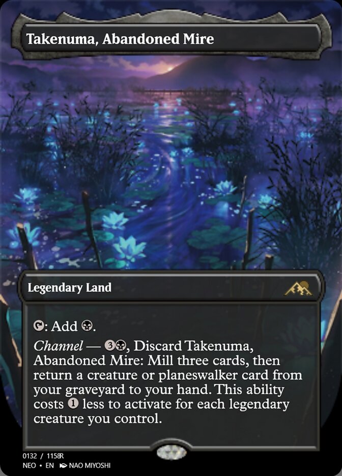 Magic the Gathering Card - Takenuma, Abandoned Mire - MTG Circle