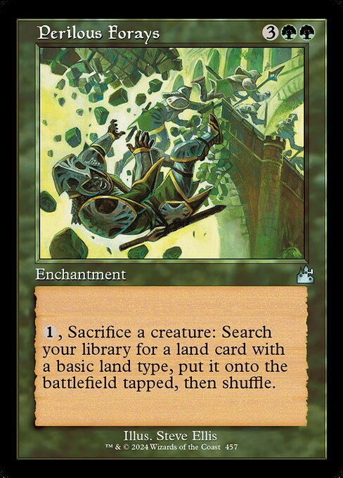 Magic the Gathering Card - Perilous Forays - MTG Circle