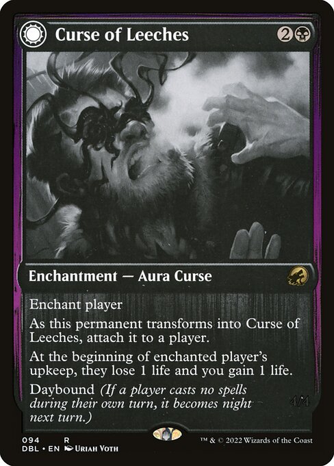 Magic the Gathering Card - Curse of Leeches - MTG Circle