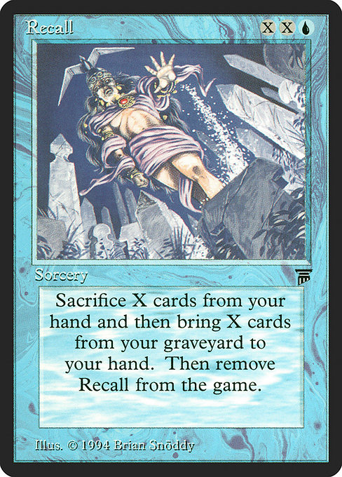 Magic the Gathering Card - Recall - MTG Circle