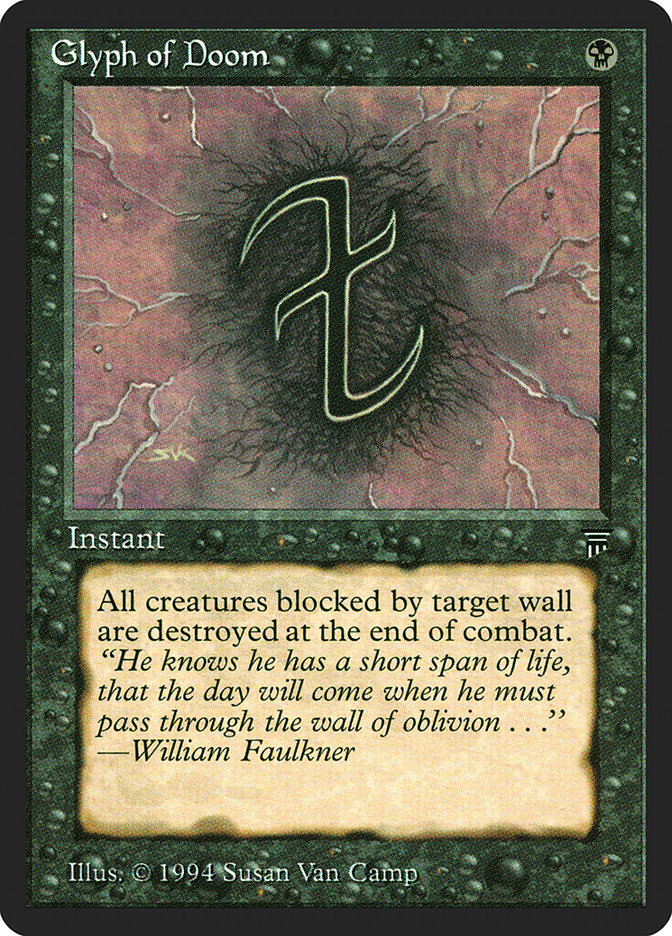 Magic the Gathering Card - Glyph of Doom - MTG Circle