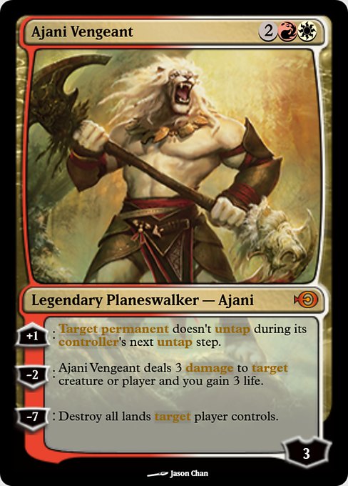 Magic the Gathering Card - Ajani Vengeant - MTG Circle