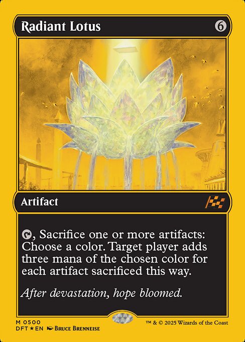 Magic the Gathering Card - Radiant Lotus - MTG Circle