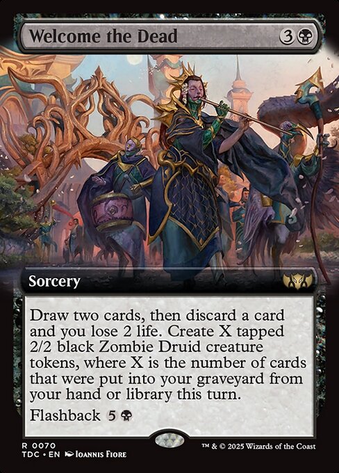 Magic the Gathering Card - Welcome the Dead - MTG Circle