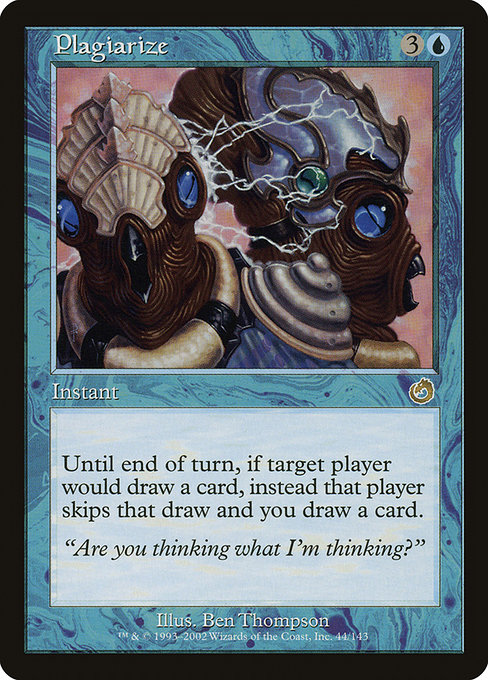Magic the Gathering Card - Plagiarize - MTG Circle