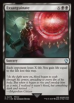 Magic the Gathering Card - Exsanguinate - MTG Circle