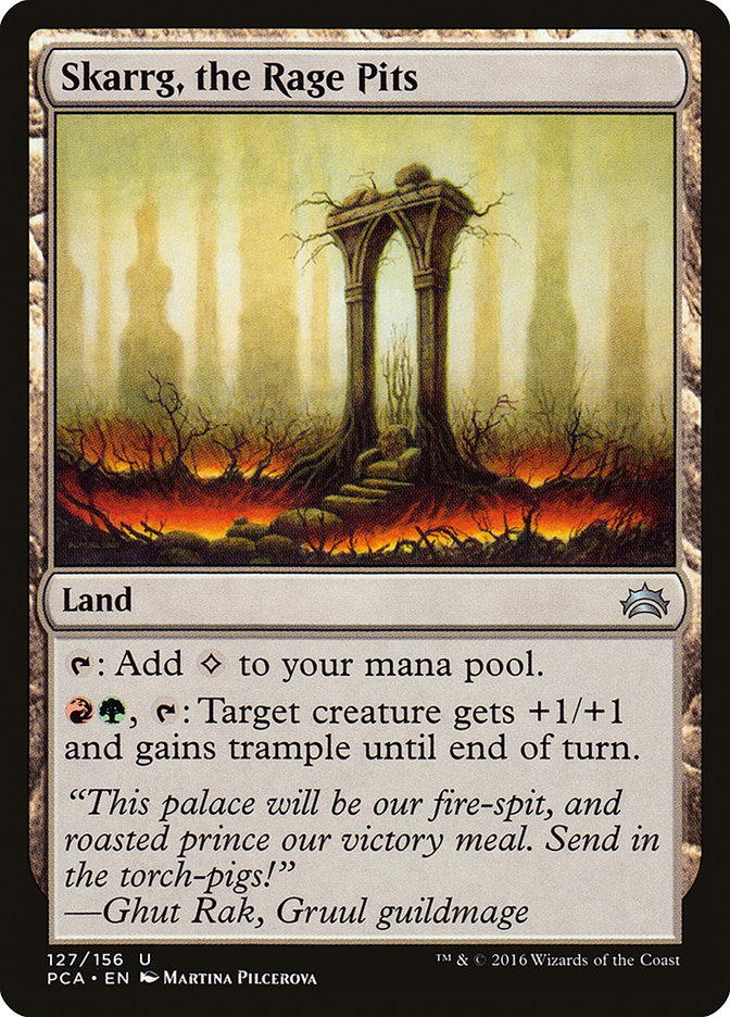 Magic the Gathering Card - Skarrg, the Rage Pits - MTG Circle