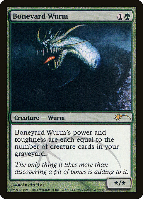 Magic the Gathering Card - Boneyard Wurm - MTG Circle