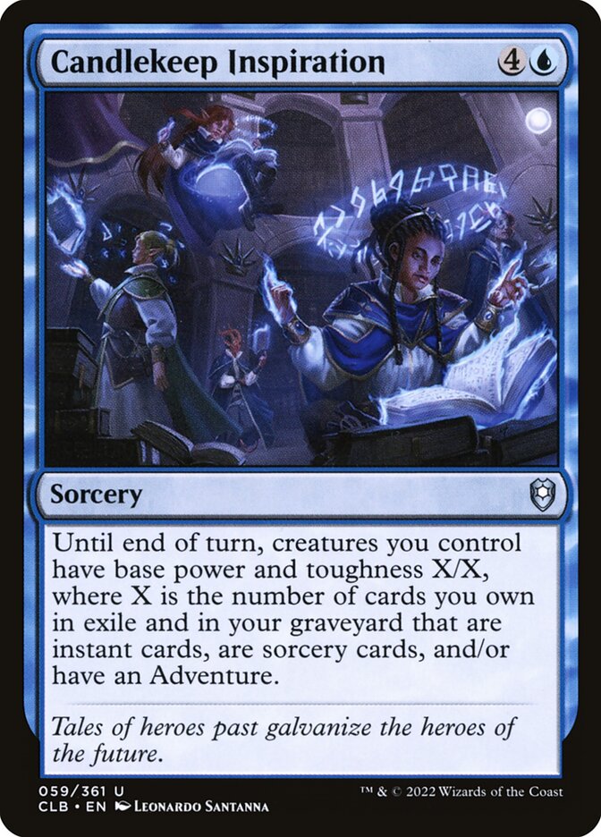 Magic the Gathering Card - Candlekeep Inspiration - MTG Circle