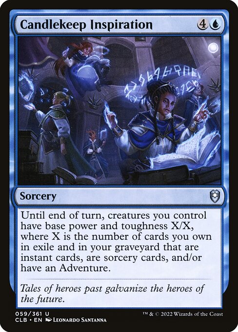Magic the Gathering Card - Candlekeep Inspiration - MTG Circle
