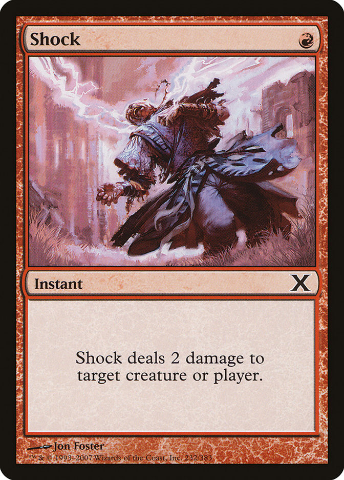 Magic the Gathering Card - Shock - MTG Circle