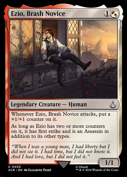 Magic the Gathering Card - Ezio, Brash Novice - MTG Circle