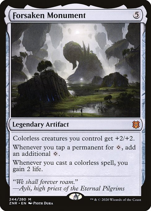 Magic the Gathering Card - Forsaken Monument - MTG Circle