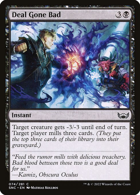 Magic the Gathering Card - Deal Gone Bad - MTG Circle
