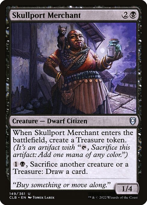 Magic the Gathering Card - Skullport Merchant - MTG Circle