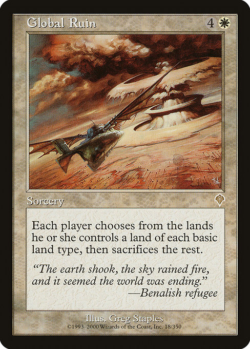 Magic the Gathering Card - Global Ruin - MTG Circle
