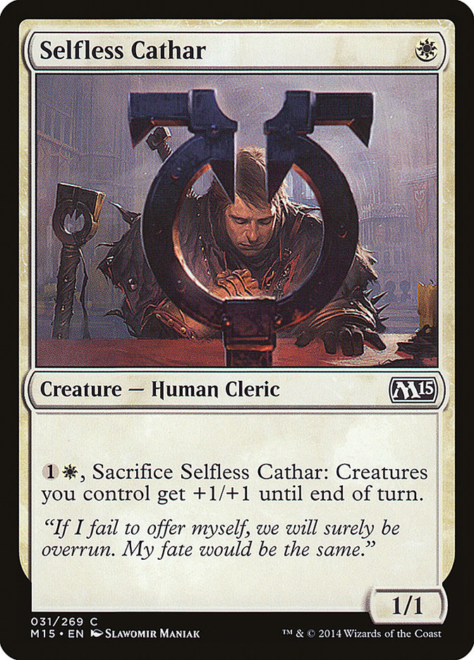 Magic the Gathering Card - Selfless Cathar - MTG Circle