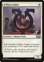 Magic the Gathering Card - Selfless Cathar - MTG Circle