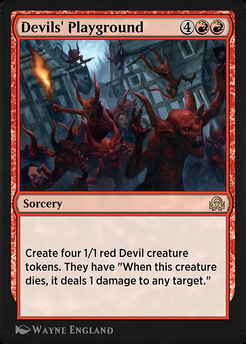 Magic the Gathering Card - Devils' Playground - MTG Circle
