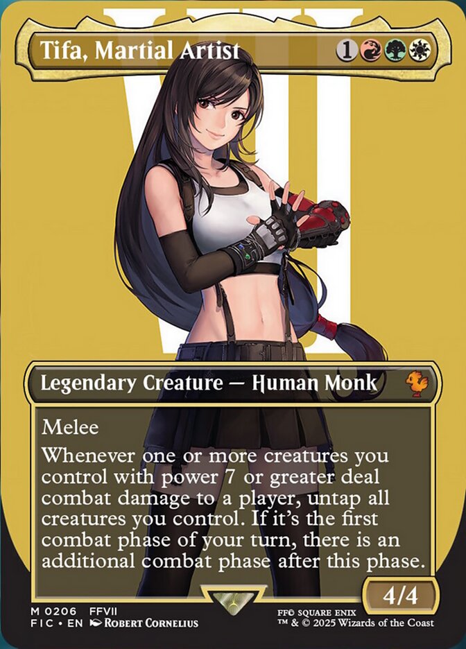 Magic the Gathering Card - Tifa, Martial Artist - MTG Circle