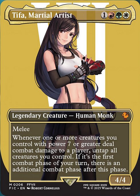 Magic the Gathering Card - Tifa, Martial Artist - MTG Circle